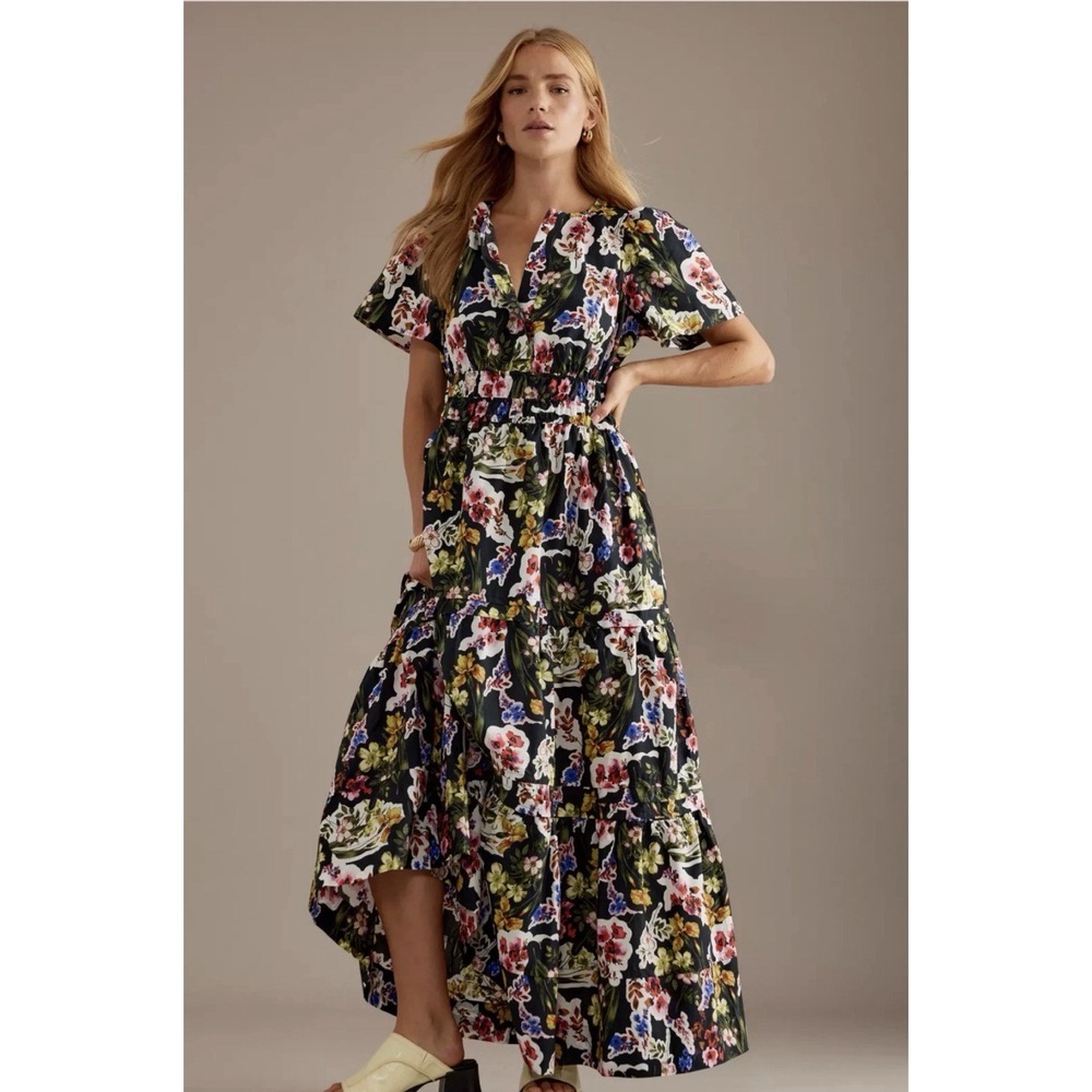 Anthropologie The Somerset Maxi Dress XL Floral